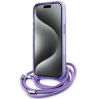 iphone 14 violetine - Karl Lagerfeld "IML Crossbody Monogram Head MagSafe iPhone 15 / 14 / 13" Purple - 4 nuotrauka