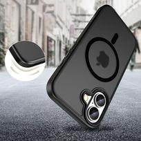 apple iphone 16 - Tech-Protect "MagMat Magsafe Case iPhone 16" Matte Black - 2 nuotrauka