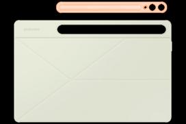tab s9 fe - Samsung Smart Book Cover Galaxy Tab S9+/S9 FE+ Oranžinis (Orange) - 5 nuotrauka