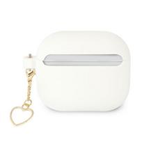 airpods deklas guess - Guess Silicone Charm Cover for Airpods 3 White - 3 nuotrauka