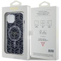 deklas iphone 13 guess - Dėklas GUESS GUHMP15SHGCUSTGK IPHONE 15/14/13 6.1 "Juodas / Juodas HARDCASE IML GCUBE MAGSAFE - 2 nuotrauka
