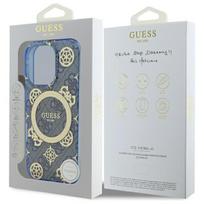iphone 16 blue - Guess IML Peony MagSafe Dėklas Apple iPhone 16 Pro - Mėlynas (Blue) - 2 nuotrauka