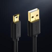 mini usb kabelis us132 - Ugreen USB to mini USB cable 480Mbps 3m Black - 11 nuotrauka