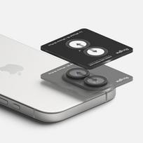 apsaugines pleveles iphone 16 - Ringke Camera Frame Protector 2-pack for iPhone 16 / 16 Plus - Black - 5 nuotrauka
