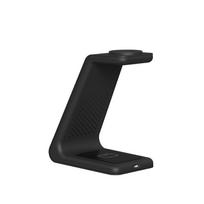 apple pakrovejas - Tech-Protect wireless charger A36 3in1 QI15W, black | 5906302372140 - 4 nuotrauka