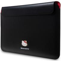 nesiojamo kompiuterio 14 deklas - Hello Kitty PU Metal Logo case for a 14" laptop - black - 4 nuotrauka