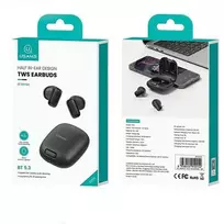 tws ausines - Usams ID25 Black (Juodos) - 5 nuotrauka