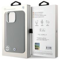 apple iphone 16 pro max magsafe - BMW Sign Full Wrapped Metal MagSafe dėklas iPhone 16 Pro Max - Pilkas (Gray) - 2 nuotrauka