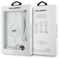 apple iphone 16 pro max magsafe - Karl Lagerfeld "Crossbody IML Karl Head Magsafe iPhone 16 Pro Max" Transparent - 2 nuotrauka