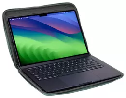 macbook deklas - Thule Gauntlet 5 MacBook Sleeve 14" - Žalias (Hazy Green) - 5 nuotrauka