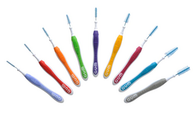 gum travler - Antibakterinis tapdančių šepetėlis GUM TRAVLER 1414, 1,1 mm, 6 vnt. - 3 nuotrauka