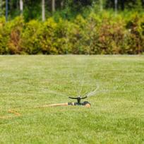 purkstuvai fiskars - Fiskars Whirling Metal Sprinkler with Wheels - 2 nuotrauka