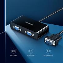 vga splitter - UGREEN 40254 VGA video splitter up to 2x VGA - 1m (black) - 13 nuotrauka