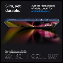 iphone 15 pro telefonai - Spigen "Liquid Air iPhone 15 Pro Max" Navy Blue - 3 nuotrauka