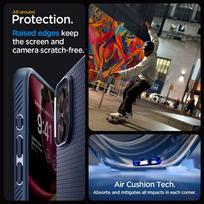 iphone 15 pro telefonai - Spigen "Liquid Air iPhone 15 Pro Max" Navy Blue - 4 nuotrauka