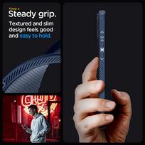 iphone 15 pro telefonai - Spigen "Liquid Air iPhone 15 Pro Max" Navy Blue - 5 nuotrauka