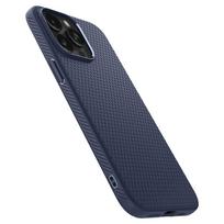 iphone 15 pro telefonai - Spigen "Liquid Air iPhone 15 Pro Max" Navy Blue - 8 nuotrauka
