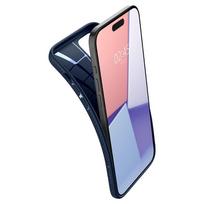 iphone 15 pro telefonai - Spigen "Liquid Air iPhone 15 Pro Max" Navy Blue - 10 nuotrauka
