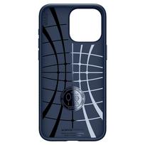 iphone 15 pro telefonai - Spigen "Liquid Air iPhone 15 Pro Max" Navy Blue - 13 nuotrauka