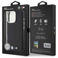 apple pro 3 - BMW M Smooth Full Wrapped Metal MagSafe dėklas Apple iPhone 16 Pro - Juodas (Black) - 2 nuotrauka