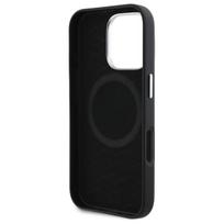 apple pro 3 - BMW M Smooth Full Wrapped Metal MagSafe dėklas Apple iPhone 16 Pro - Juodas (Black) - 3 nuotrauka