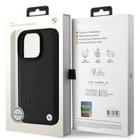 apple iphone 16 pro max magsafe - BMW "Leather Hot Stamp MagSafe Case iPhone 16 Pro Max" Black - 2 nuotrauka