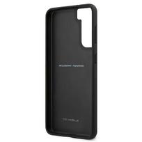 strip juosteles - Ferrari Samsung Galaxy S21 Off Track Leather Nylon Stripe Dėklas Juodas (Black) - 3 nuotrauka