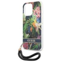 iphone 13 telefono deklas guess - Apple iPhone 13 Pro Guess dėklas Flower Strap (GUHCP13LHFLSB) mėlynos spalvos - 4 nuotrauka