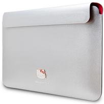 laptopo krepsiai - Hello Kitty PU Metal Logo case for a 14" laptop - silver - 4 nuotrauka