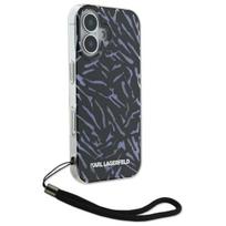zebra telefonas - Karl Lagerfeld "Zebra With Cord iPhone 16 Plus" Purple - 5 nuotrauka