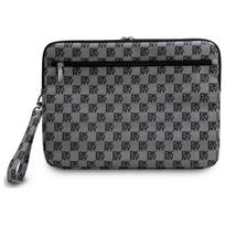krepsys nesiojamam kompiuteriui 16 - DKNY Sleeve Checkered Pattern Printed Stripes 16" Laptop Case - Black - 2 nuotrauka
