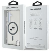 samsung galaxy s25 black - Karl Lagerfeld "Karl and Choupette Heads Printed Logo MagSafe Galaxy S25" Black - 2 nuotrauka