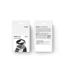 ultra watch 3 - Ringke Slim 2-Pack dėklas Apple Watch Ultra 1/2/3 (49mm), Skaidrus ir Matinė juoda (Clear & Matte Black) - 2 nuotrauka