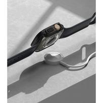 ultra watch 3 - Ringke Slim 2-Pack dėklas Apple Watch Ultra 1/2/3 (49mm), Skaidrus ir Matinė juoda (Clear & Matte Black) - 4 nuotrauka