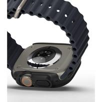 ultra watch 3 - Ringke Slim 2-Pack dėklas Apple Watch Ultra 1/2/3 (49mm), Skaidrus ir Matinė juoda (Clear & Matte Black) - 6 nuotrauka
