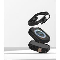 ultra watch 3 - Ringke Slim 2-Pack dėklas Apple Watch Ultra 1/2/3 (49mm), Skaidrus ir Matinė juoda (Clear & Matte Black) - 8 nuotrauka