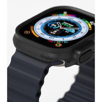 ultra watch 3 - Ringke Slim 2-Pack dėklas Apple Watch Ultra 1/2/3 (49mm), Skaidrus ir Matinė juoda (Clear & Matte Black) - 9 nuotrauka