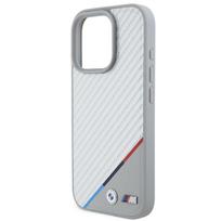 apple iphone 3 telefonas - BMW "M Carbon Tricolor Line MagSafe Case iPhone 16 Pro" Grey - 4 nuotrauka