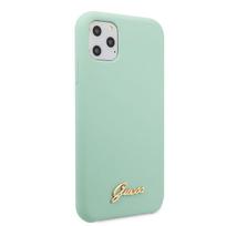 casio gold vintage - Guess "GUHCN65LSLMGG Vintage Gold Logo Case iPhone 11 Pro Max" Green - 4 nuotrauka