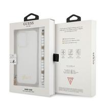 pc case - Guess "GUHCP13LKPSWH PC Script and White Pearls Case iPhone 13 Pro" - 2 nuotrauka