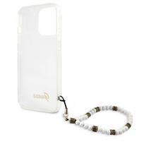 pc case - Guess "GUHCP13LKPSWH PC Script and White Pearls Case iPhone 13 Pro" - 3 nuotrauka
