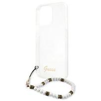 pc case - Guess "GUHCP13LKPSWH PC Script and White Pearls Case iPhone 13 Pro" - 4 nuotrauka