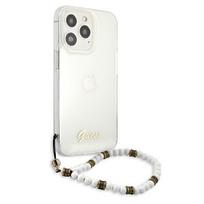 pc case - Guess "GUHCP13LKPSWH PC Script and White Pearls Case iPhone 13 Pro" - 5 nuotrauka