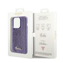 purple iphone 14 pro - Guess "Sequin Script Logo Case iPhone 14 Pro" Purple - 2 nuotrauka