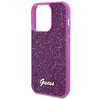 deklas iphone 15 pro guess - Guess "GUHCP15LPMSDGSF Disco Metal Script iPhone 15 Pro" Fuchsia - 4 nuotrauka