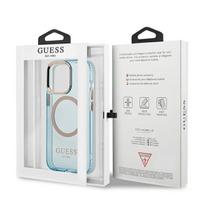 iphone 13 pro with magsafe - Guess "GUHMP13LHTRMB Metal Outline Magsafe iPhone 13 Pro" Blue - 2 nuotrauka