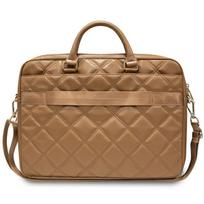 krepsys nesiojamam kompiuteriui 16 - Guess Quilted 4G bag for a 16" laptop - brown - 2 nuotrauka