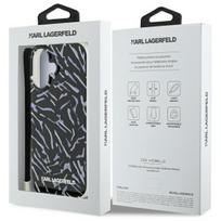 zebra telefonas - Karl Lagerfeld "Zebra With Cord iPhone 16" Purple - 2 nuotrauka