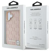 telefono deklas karl lagerfeld - Karl Lagerfeld "Hot Stamp Magsafe iPhone 16" Pink - 2 nuotrauka