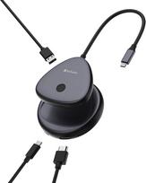 wda - Belaidis USB-C adapteris su WDA02 Share My Screen 4K hub 32147, juoda, ilgis kabelis 15cm, Verbatim - 5 nuotrauka